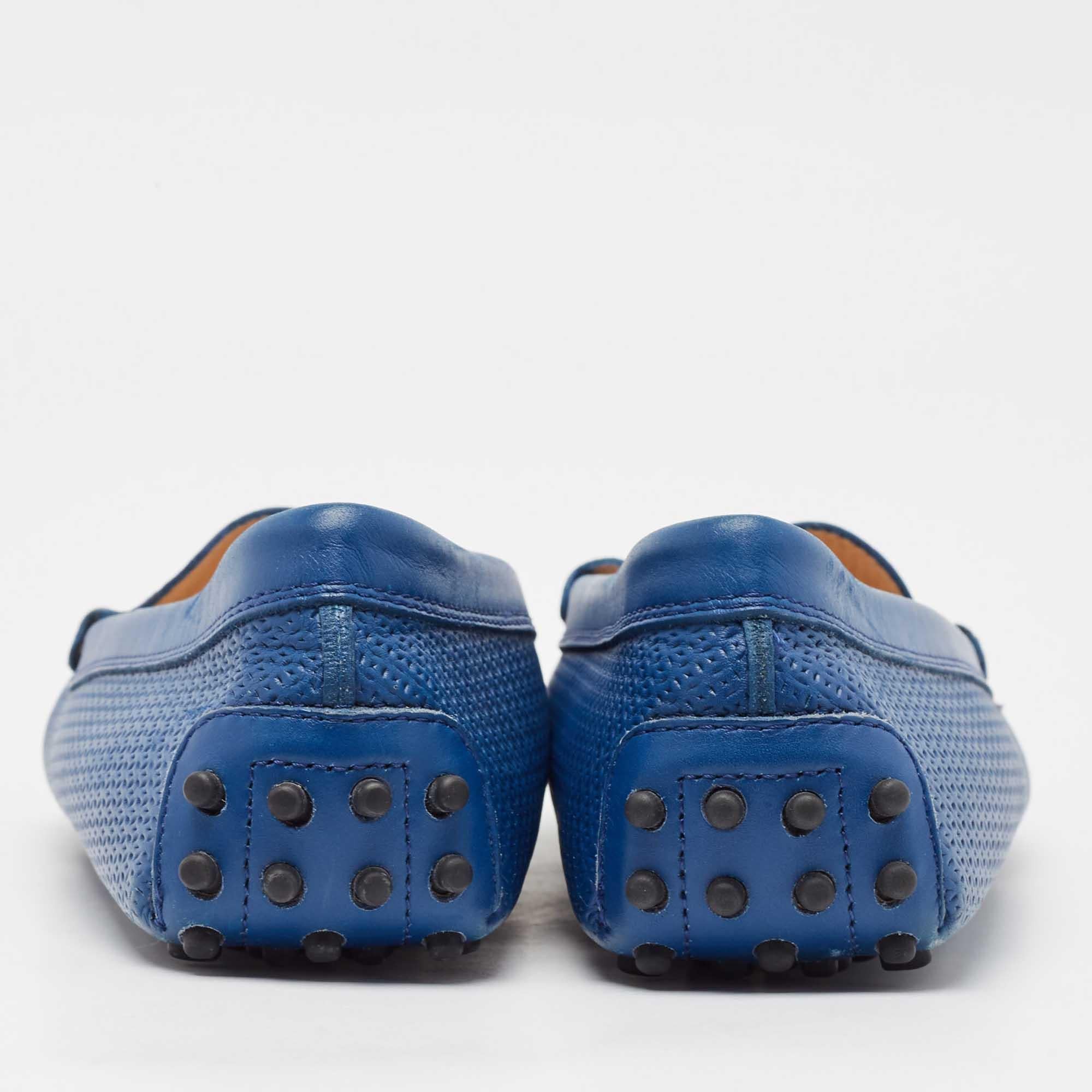Mocasines Tod's Slip on Piel Azul Talla 40 en venta 1