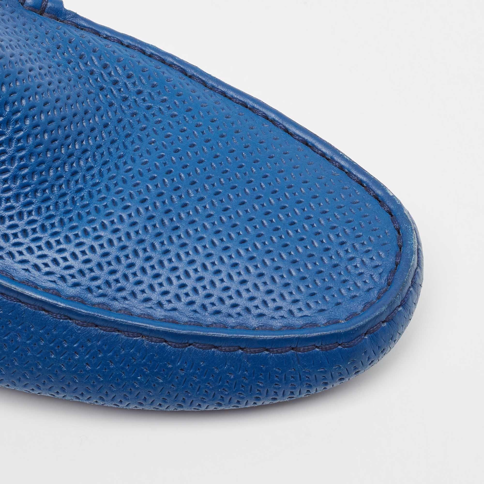 Mocasines Tod's Slip on Piel Azul Talla 40 en venta 3