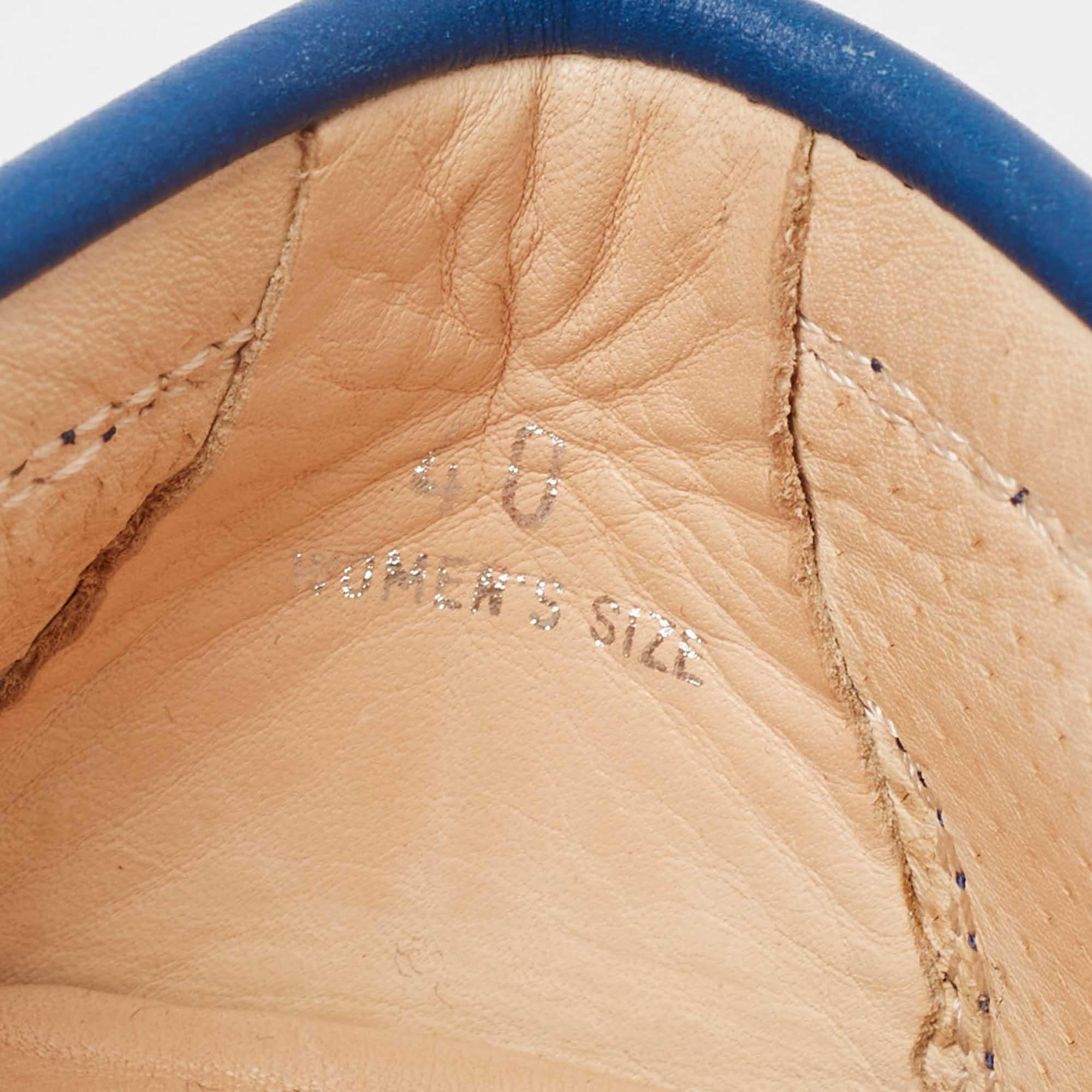 Mocasines Tod's Slip on Piel Azul Talla 40 en venta 4