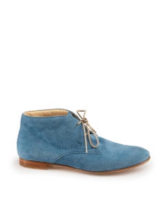 Tod's Blue Suede Desert Boots Size IT 37