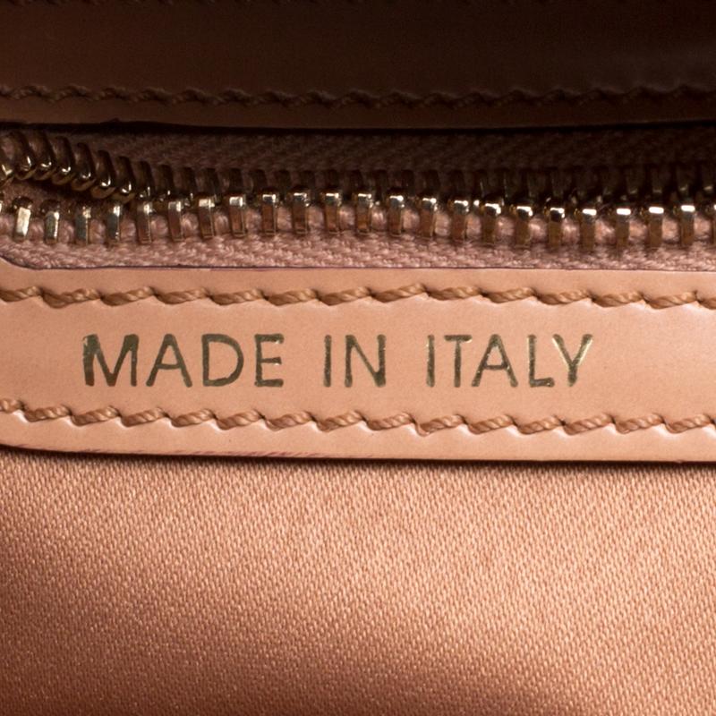 Tod's Blush Pink Leather Top Handle Shoulder Bag For Sale at 1stDibs