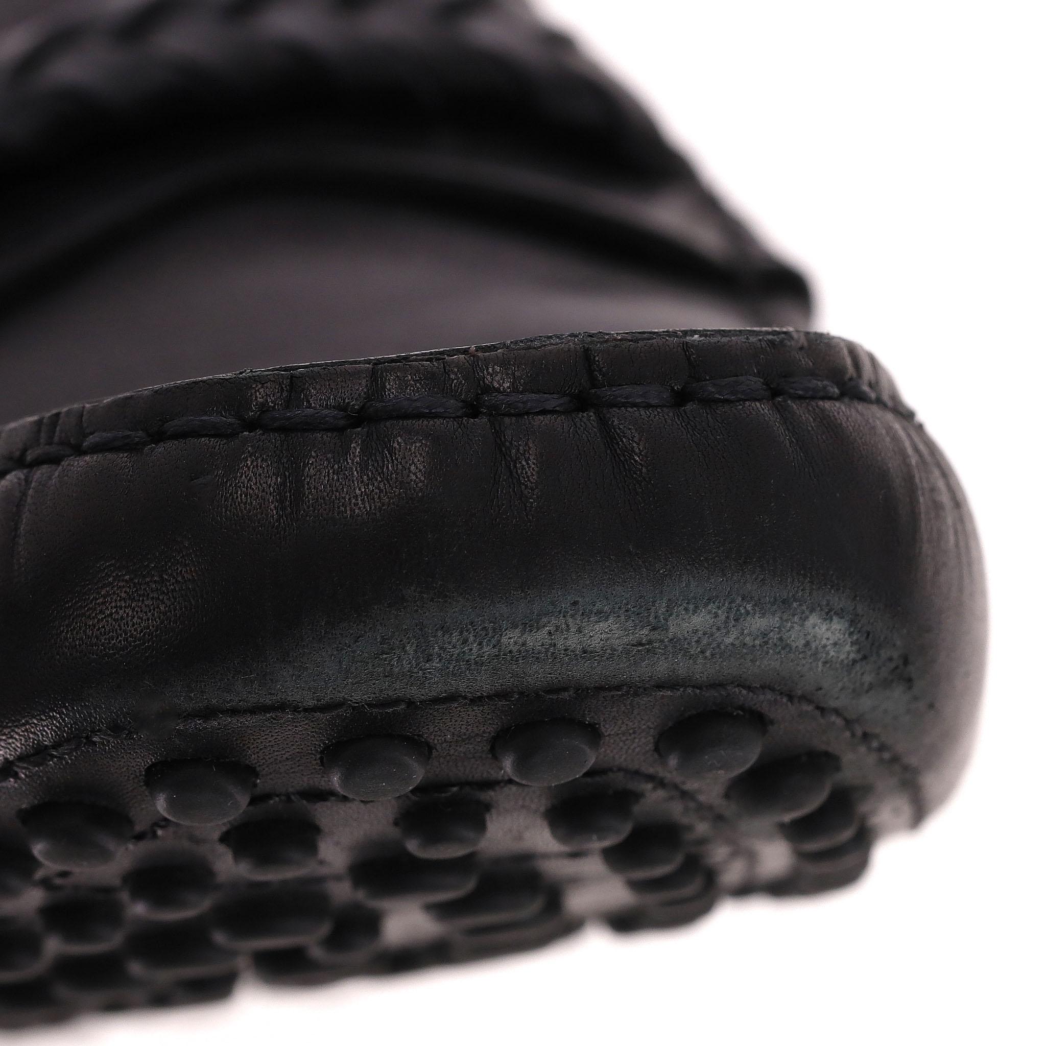Tod's Braided Detail Leather Loafers For Sale 5