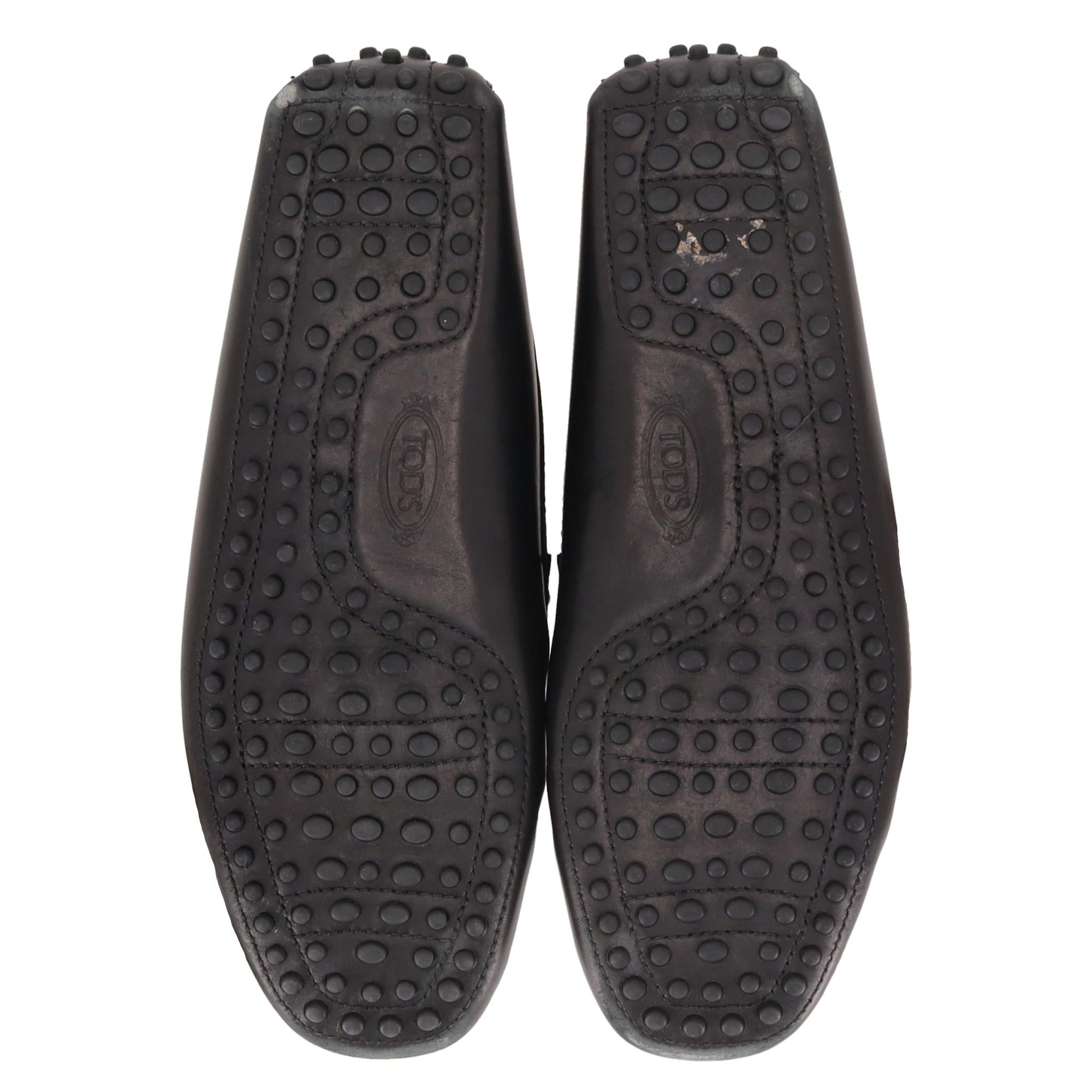 Tod's Braided Detail Leather Loafers For Sale 1