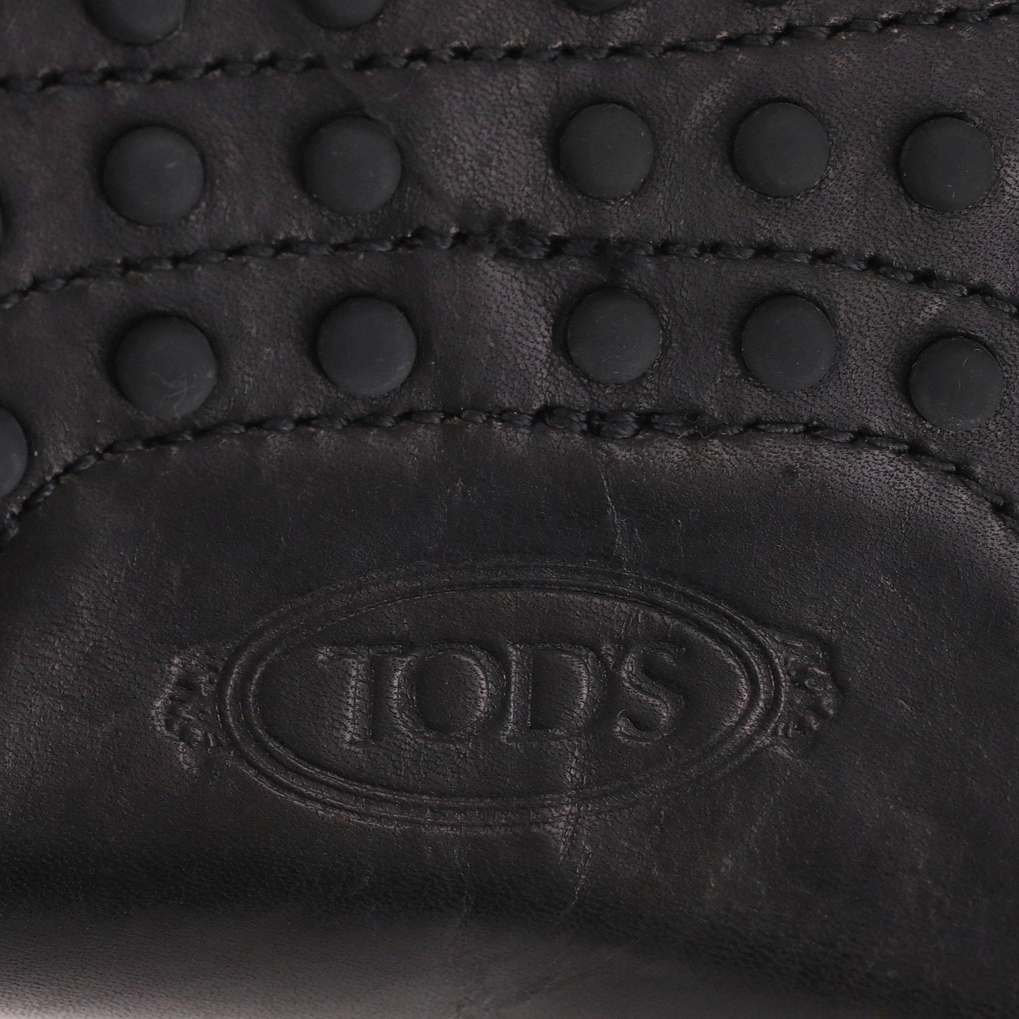 Tod's Braided Detail Leather Loafers For Sale 4
