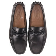 Tod's Braided Detail Leather Loafers