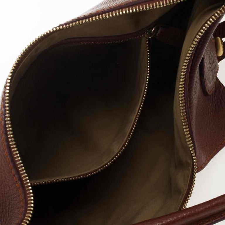 Tod's Brown Leather Benji Sacca Hobo For Sale at 1stDibs
