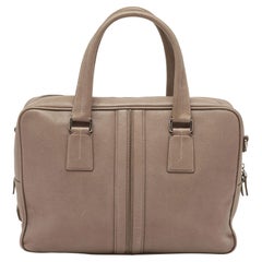 Tod
s Brown Leather Briefcase Portfolio Bag
