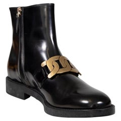Botines Tod's de piel marrón con cadenas Talla IT 39