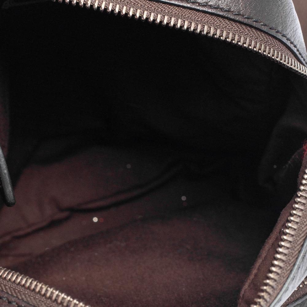 Tod's Brown Leather Front Pocket Messenger Bag 2