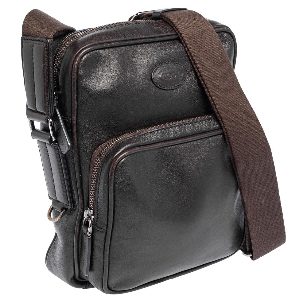 brown messenger bag