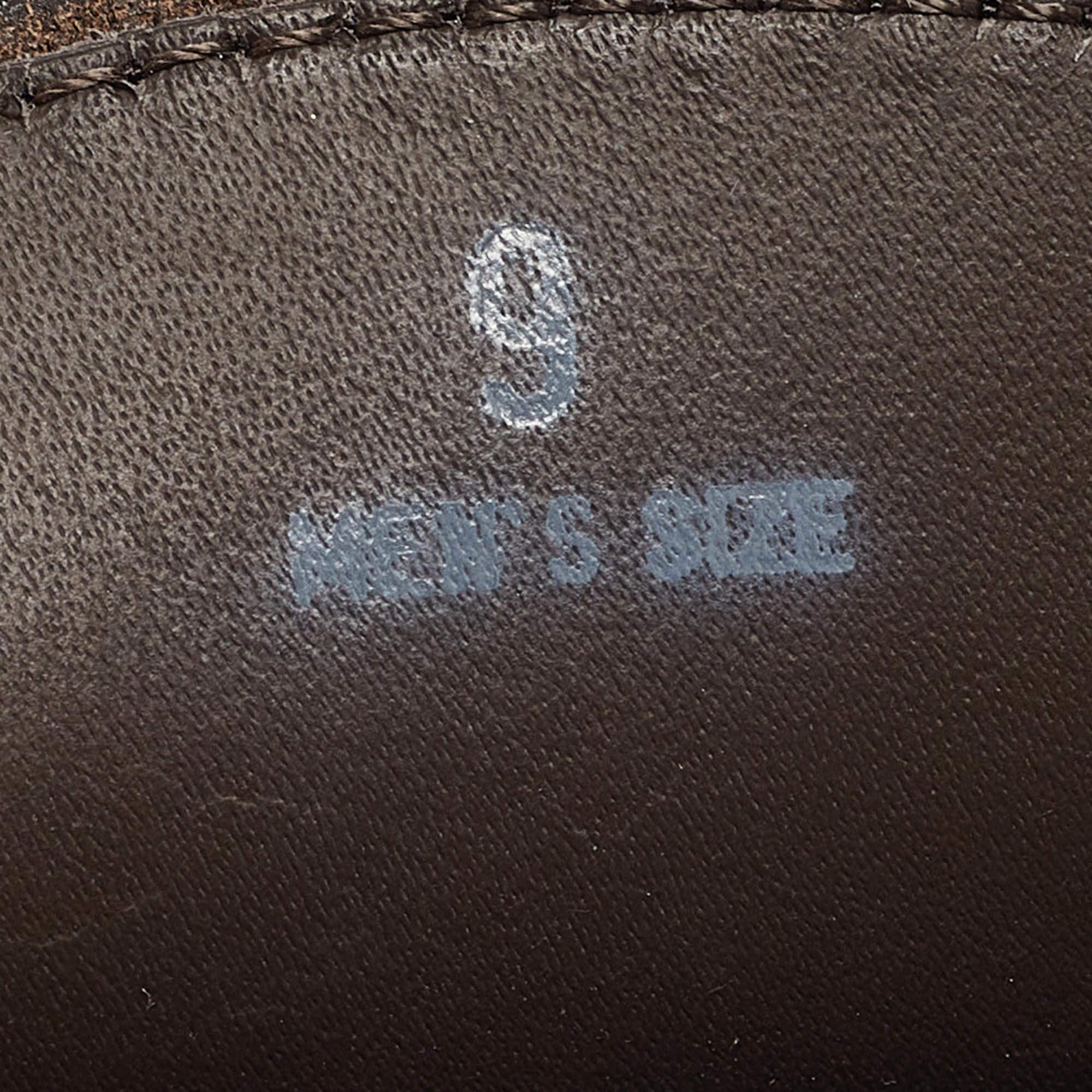 Tod's Brown Leather Gommino Penny Slip On Loafers Size 43 3