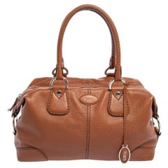 Used Tod's Brown Leather Restyline Satchel
