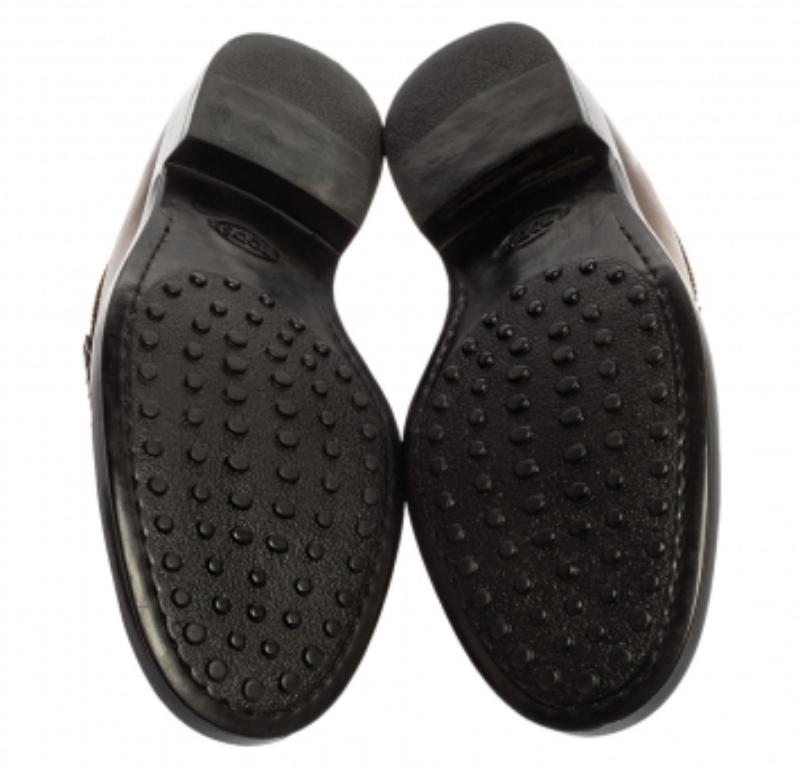 Mocasines Tod's Slip On Piel Marrón Talla 41 en venta 2