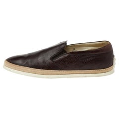 Tod's - Baskets en cuir Brown - Taille 45
