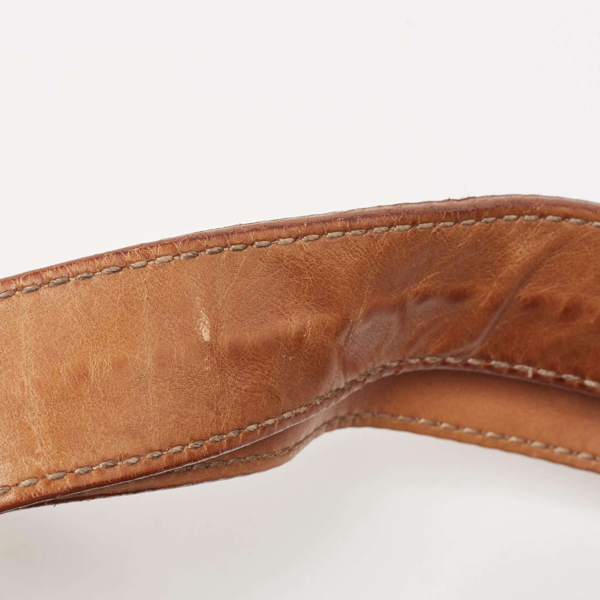 Tod's Brown Leather Took Tracolla Media Hobo 4