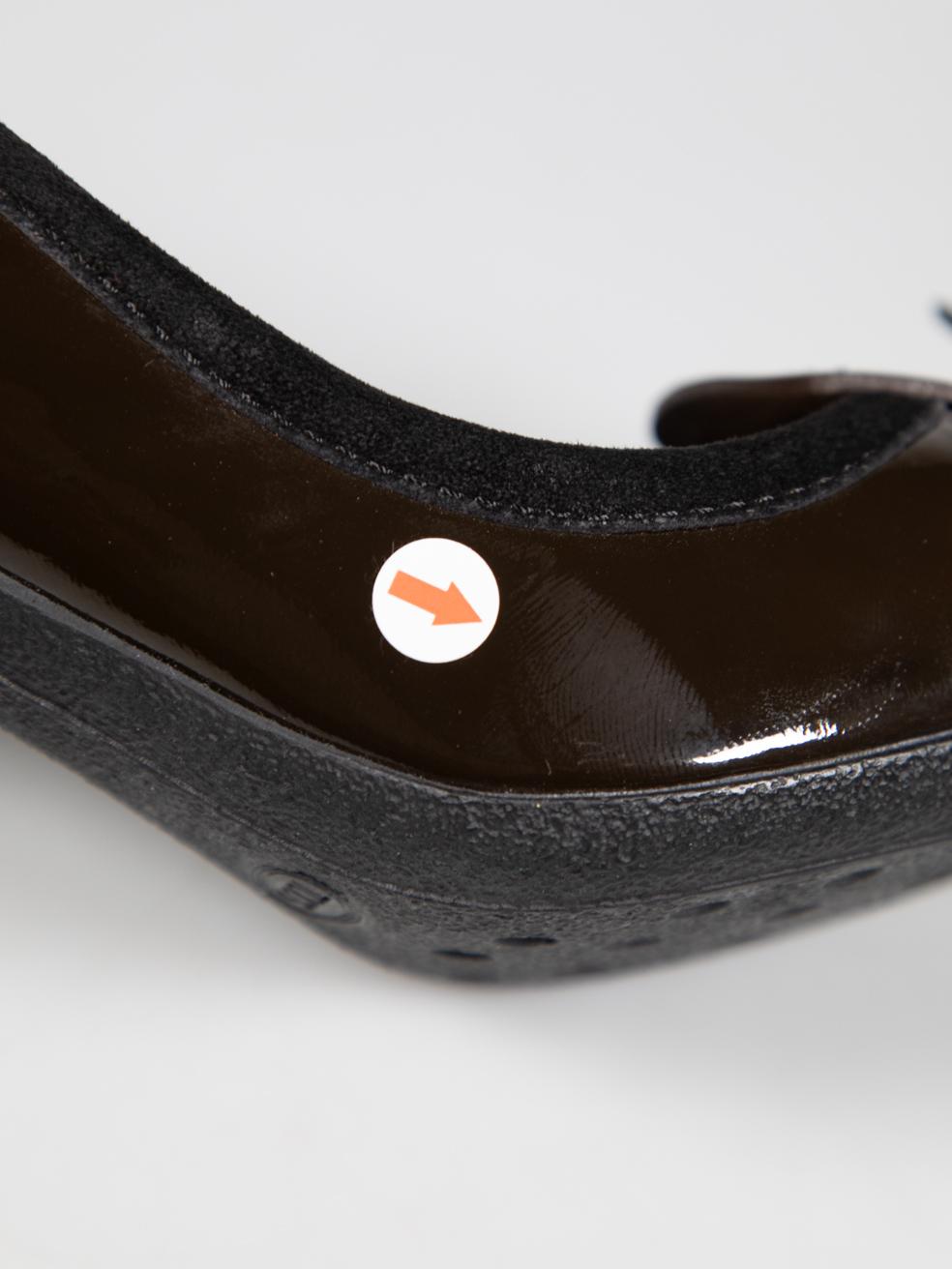 Tod's Brown Patent Leather Loafer Pumps Size IT 38.5 For Sale 5