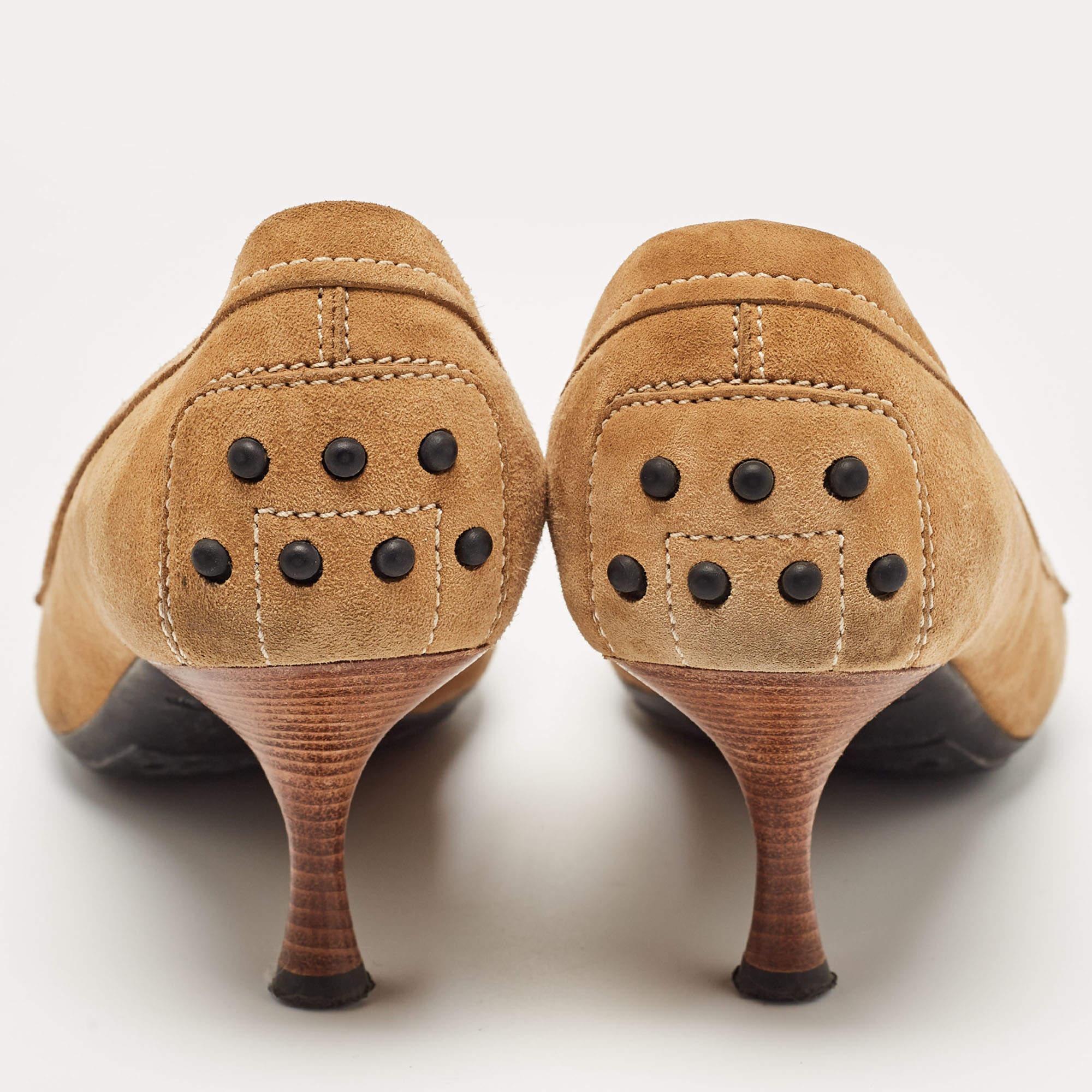 De las mujeres Tod's Mocasín con lazo de ante marrón Talla 38.5 en venta