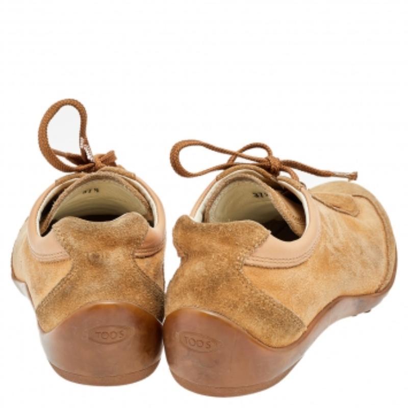 Marrone Sneakers basse Tod's in pelle scamosciata marrone misura 37,5 in vendita