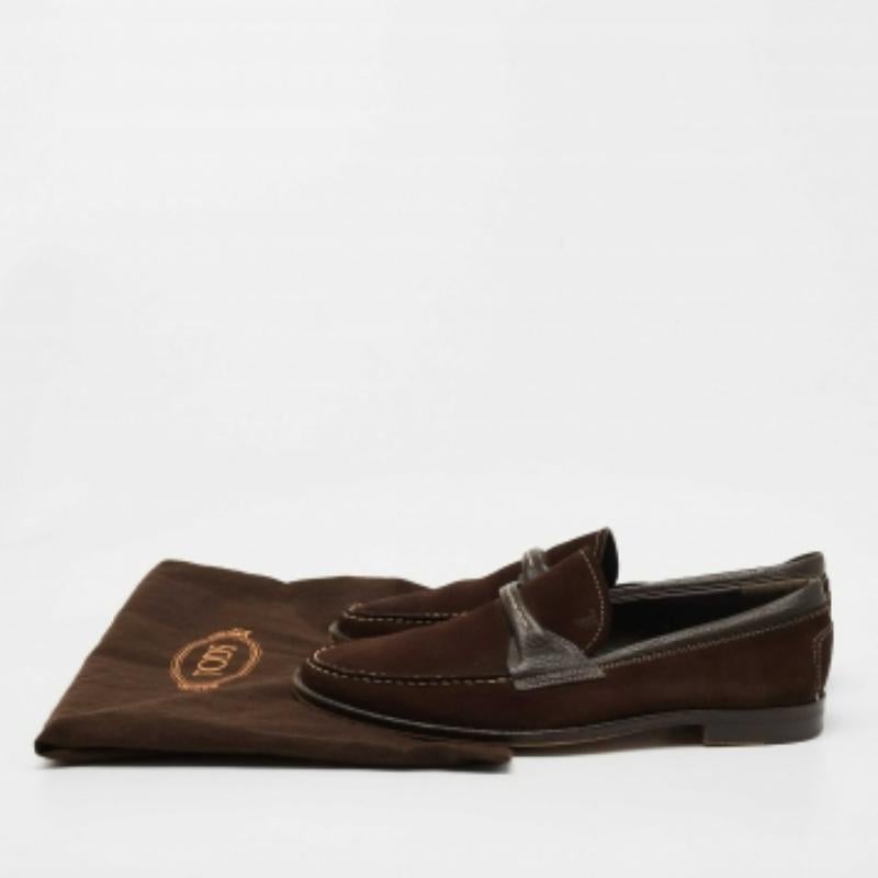 Tod's Mocasines Slip On Ante Marrón Talla 39.5 en venta 5
