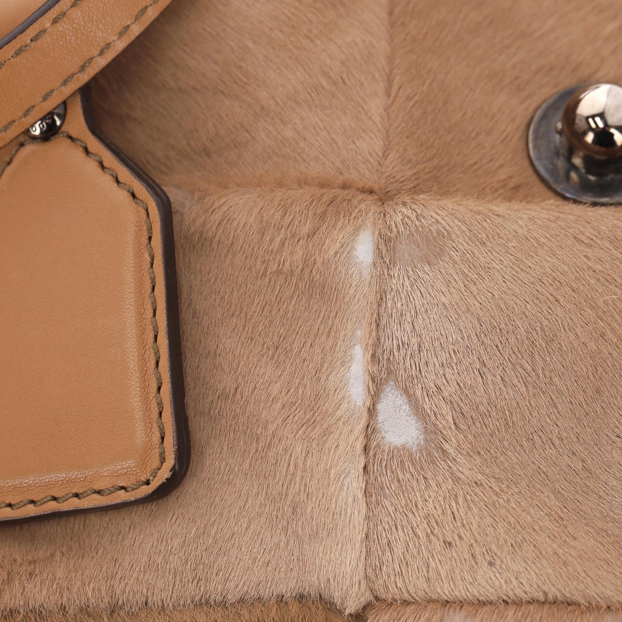 Tod's - Sac patchwork en poils de veau en vente 8