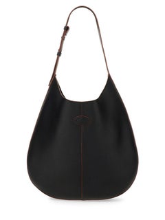 Tod's Hobo-Tasche aus Kalbsleder – Schwarz
