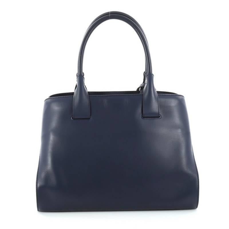 Tod's Cape Satchel Leather Small In Good Condition In NY, NY