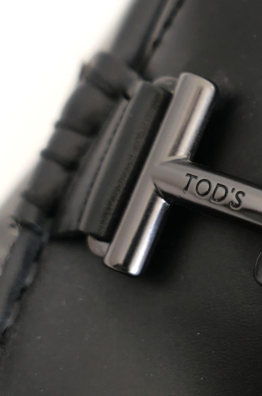 Mocasines Tod's City Gommino Zapatos Negro en venta