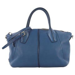  Tod's D-Styling Satchel Leather, crafted from blue leather