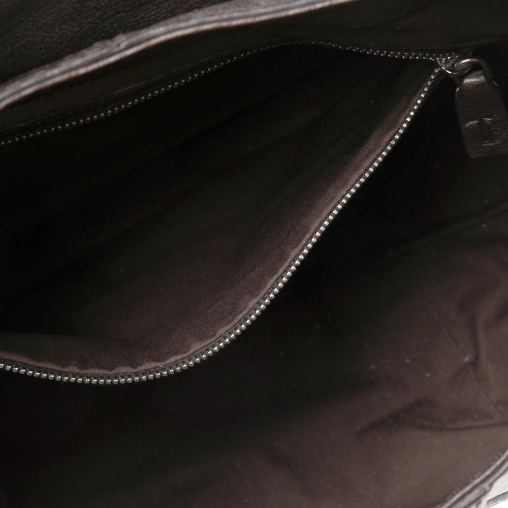 Women's Tod's Dark Brown Leather Preggy Hobo