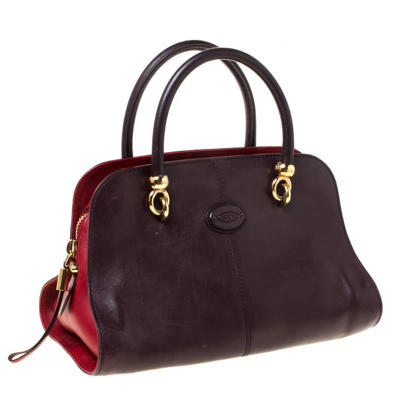 Black Tods Dark Brown Leather Sella Satchel