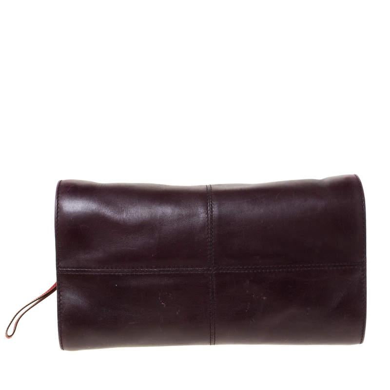 Tods Dark Brown Leather Sella Satchel 1