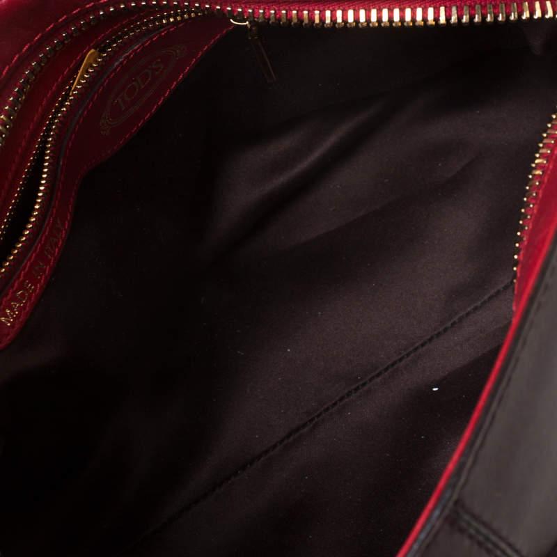 Tods Dark Brown Leather Sella Satchel 2