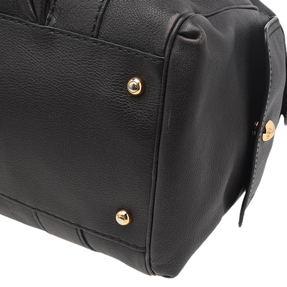 Tod's Dark Brown Leather Shoulder Bag 1