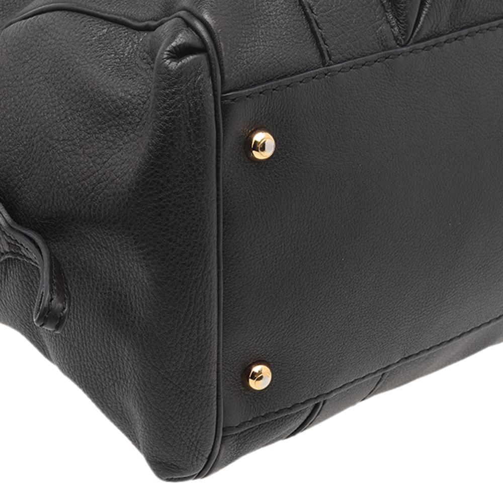Tod's Dark Brown Leather Shoulder Bag 2