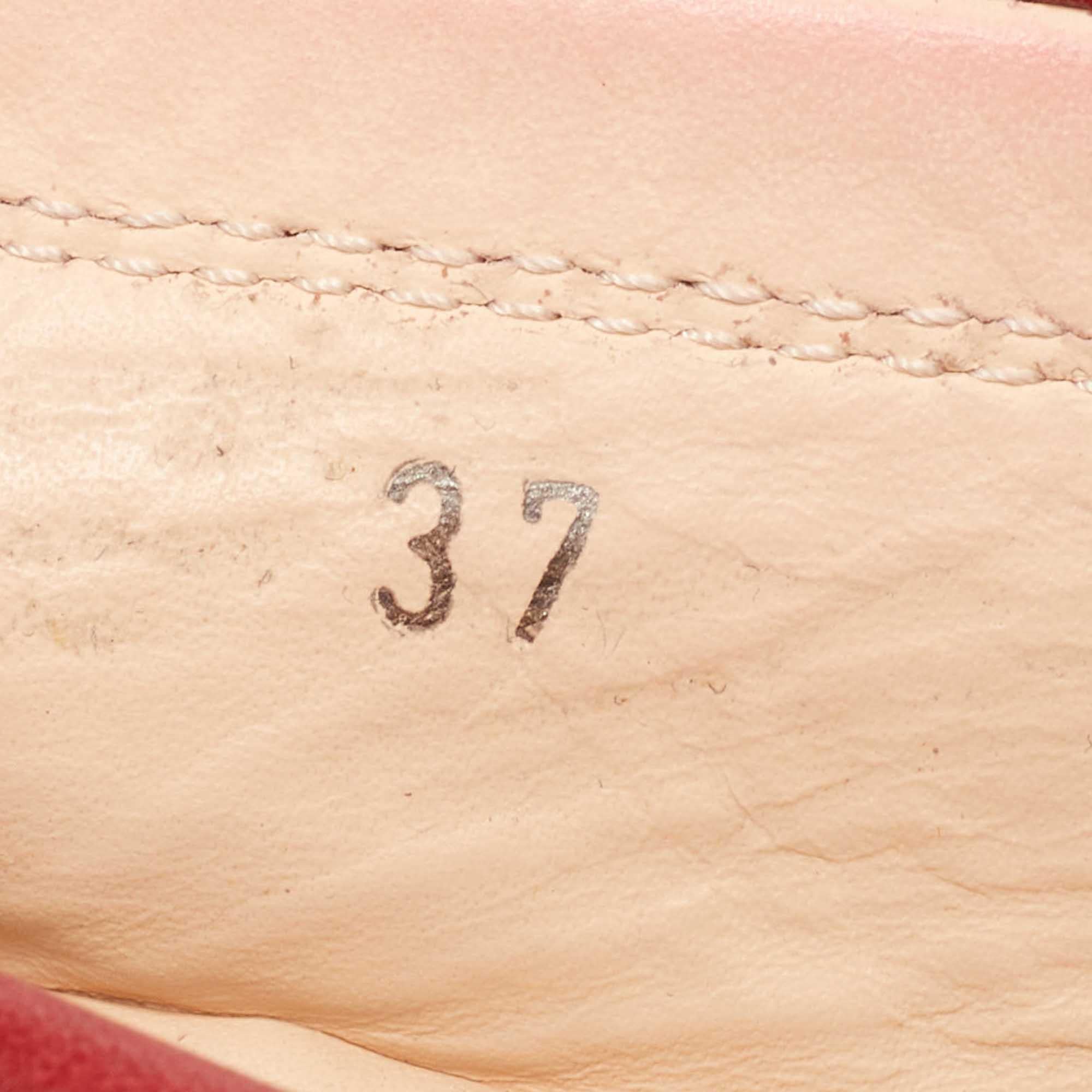 Tod's Dark Red Leather Penny Loafers Size 37 For Sale 2