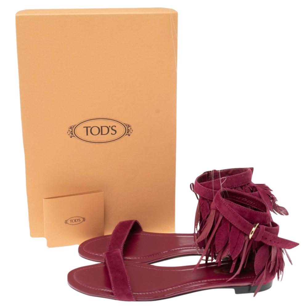 flat sandals with fringe
