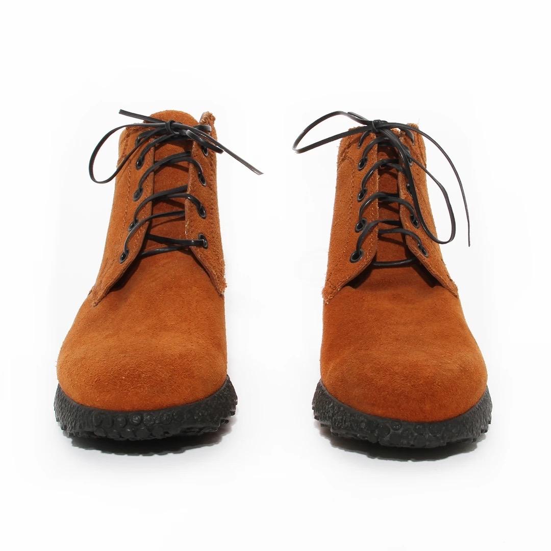 brown leather desert boots