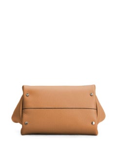 Tod'S Exposed Grain Leather Tote Bag — Tan