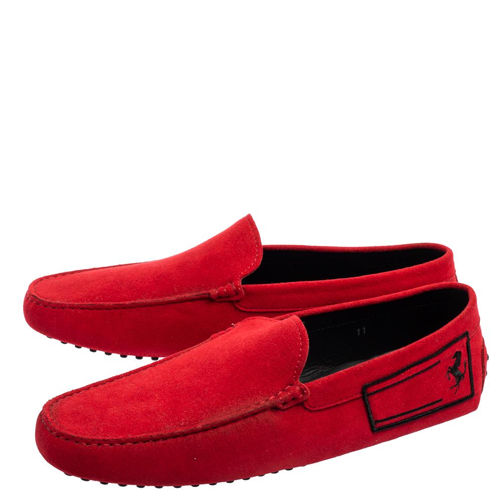 Tods ferrari red sale