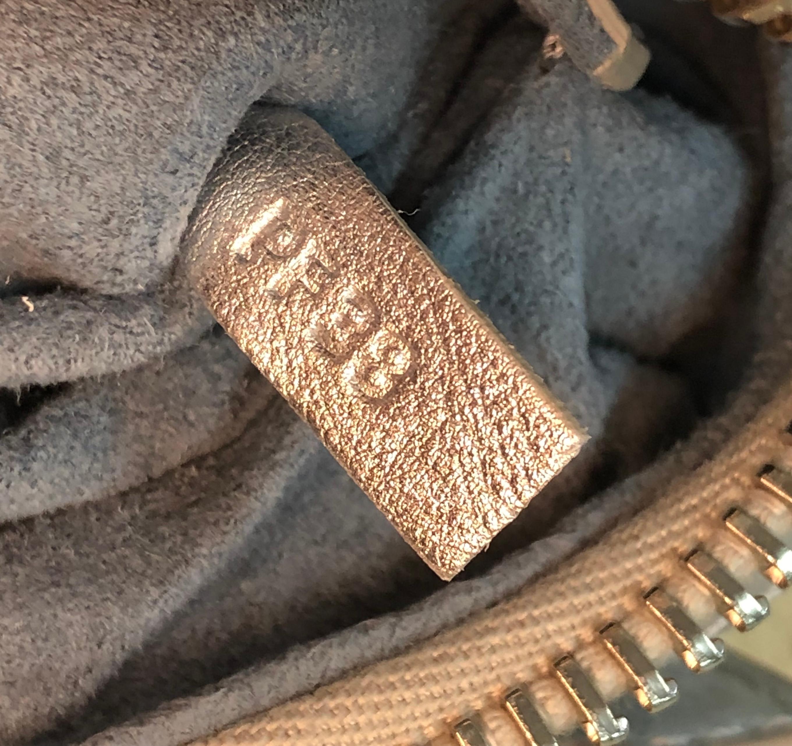 Tod's Gommino Shoulder Bag Studded Leather Micro In Good Condition In NY, NY