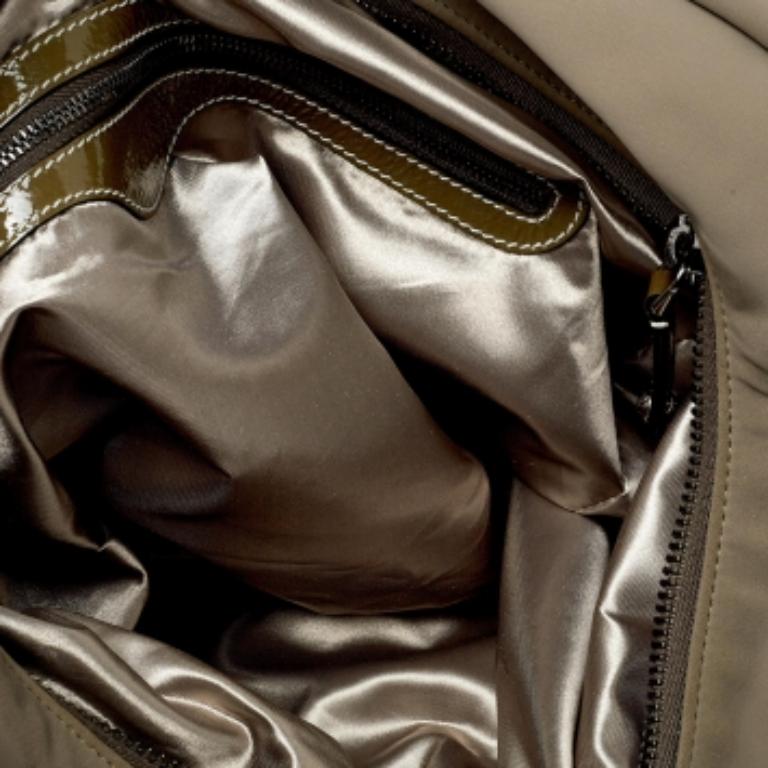 Women's Tod's Grey Neoprene Fabric Hobo For Sale