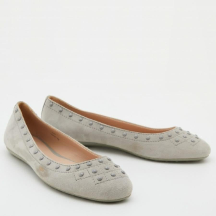 Tod's Ballerines grises taille 36 en vente 2