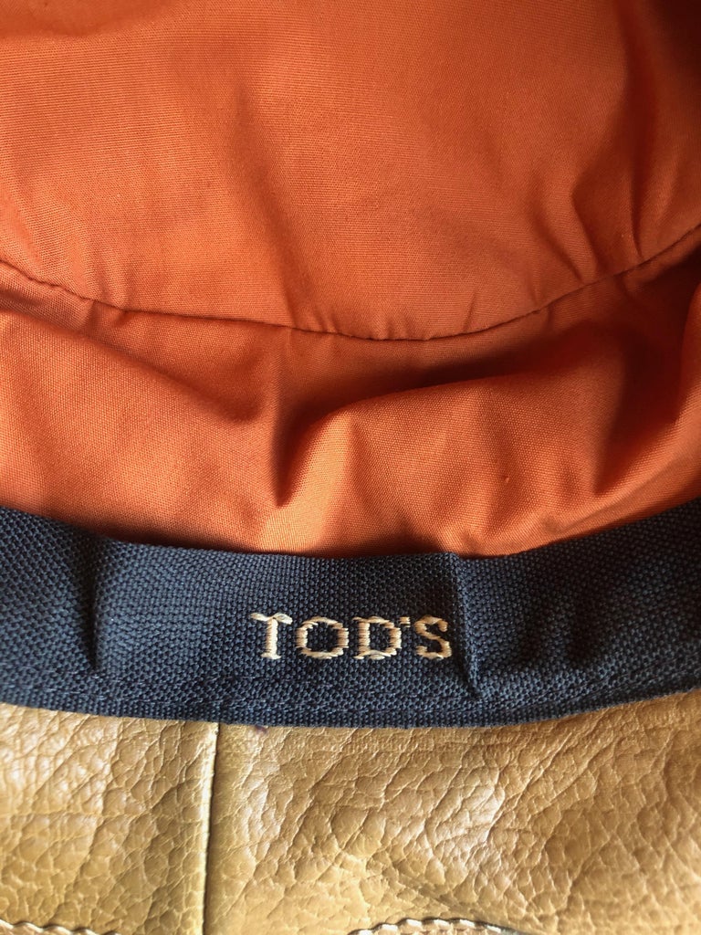 Tod's Large Goat Fur Bucket Hat For Sale at 1stdibs