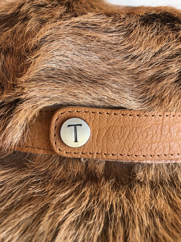 Tod's Large Goat Fur Bucket Hat For Sale at 1stdibs