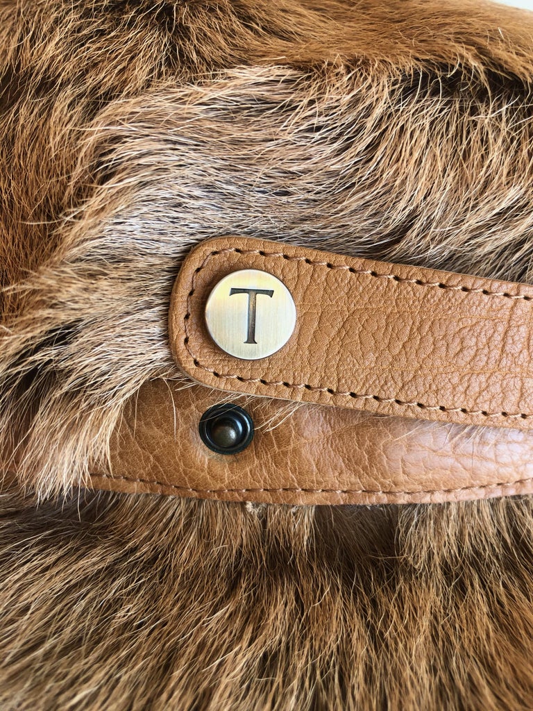 Tod's Large Goat Fur Bucket Hat For Sale at 1stdibs