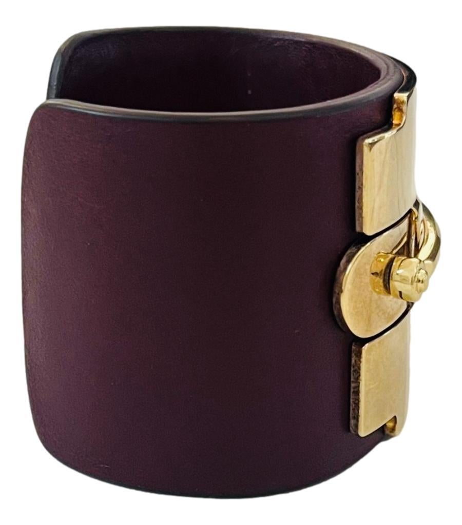 Tod's Leather Horsebit Bracelet For Sale 1