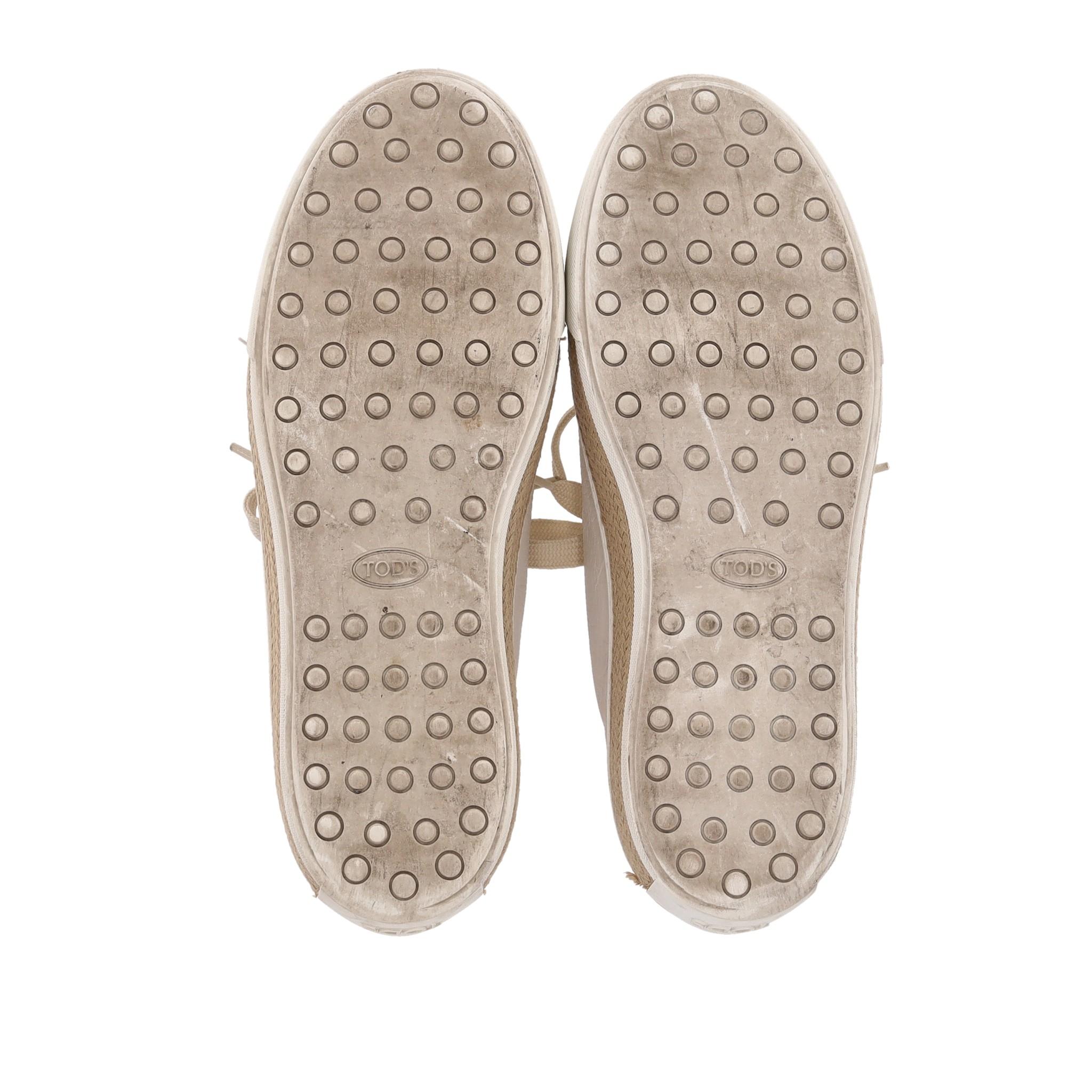 Women's Tod's Leather Sneakers For Sale