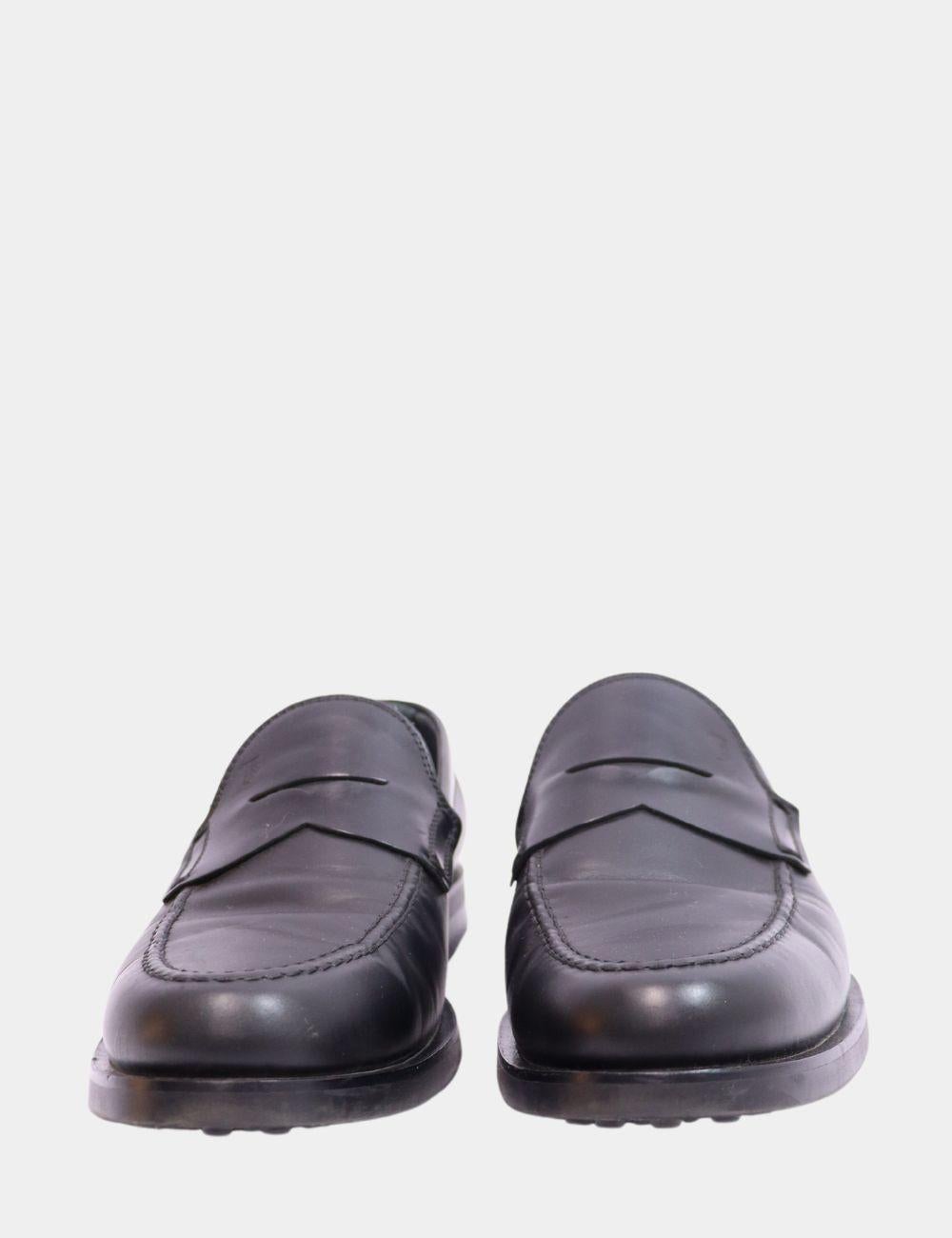 Black Tod's Men's Rufus Penny Loafers 8.5