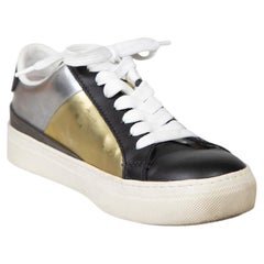 Tod's Zapatillas de piel metalizada con paneles Talla IT 34