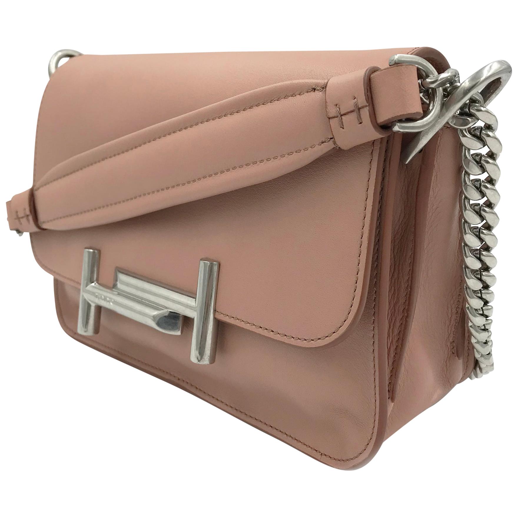 Tod's Mini Double T Shoulder Bag Ladies Handbag XBWAMUB0101 For Sale at  1stDibs